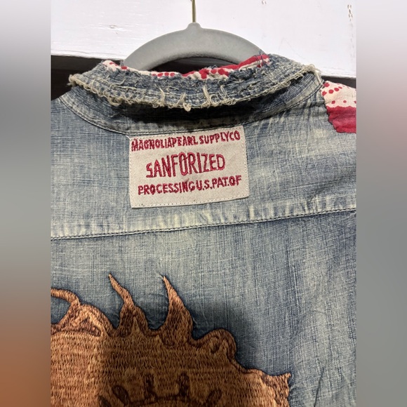 🦄SOLD! Magnolia Pearl Denim American Indian Adison Workshirt! NWT! 🦄 - Picture 12 of 12